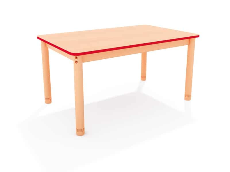 Table en bois rectangulaire classique