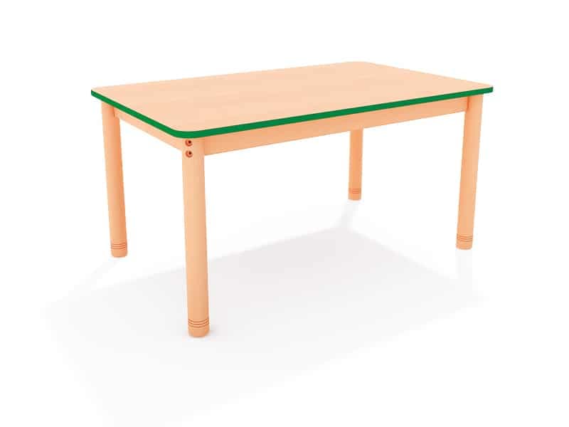 Table en bois rectangulaire classique