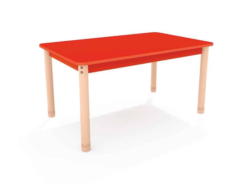 Table en bois rectangulaire classique